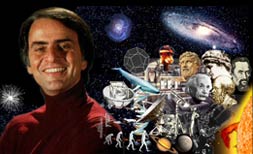 Collage Cosmos Carl Sagan